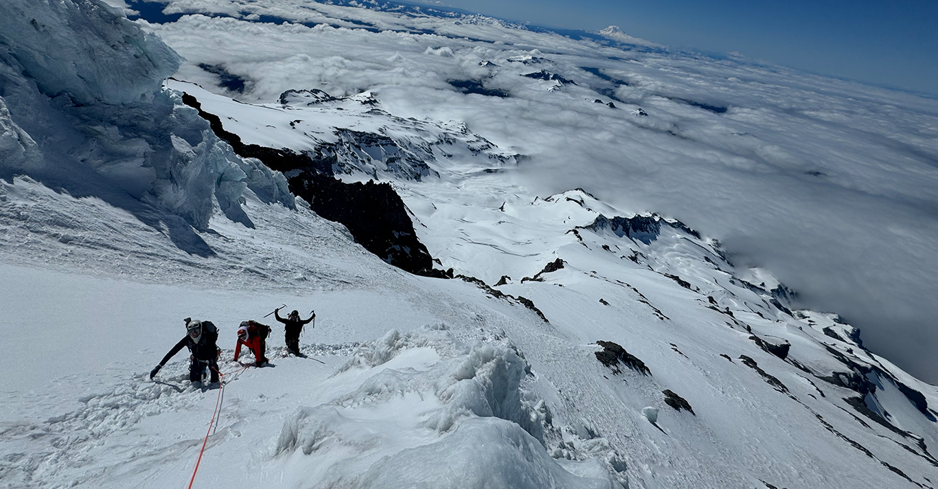 Mt. Rainier's Kautz Glacier route